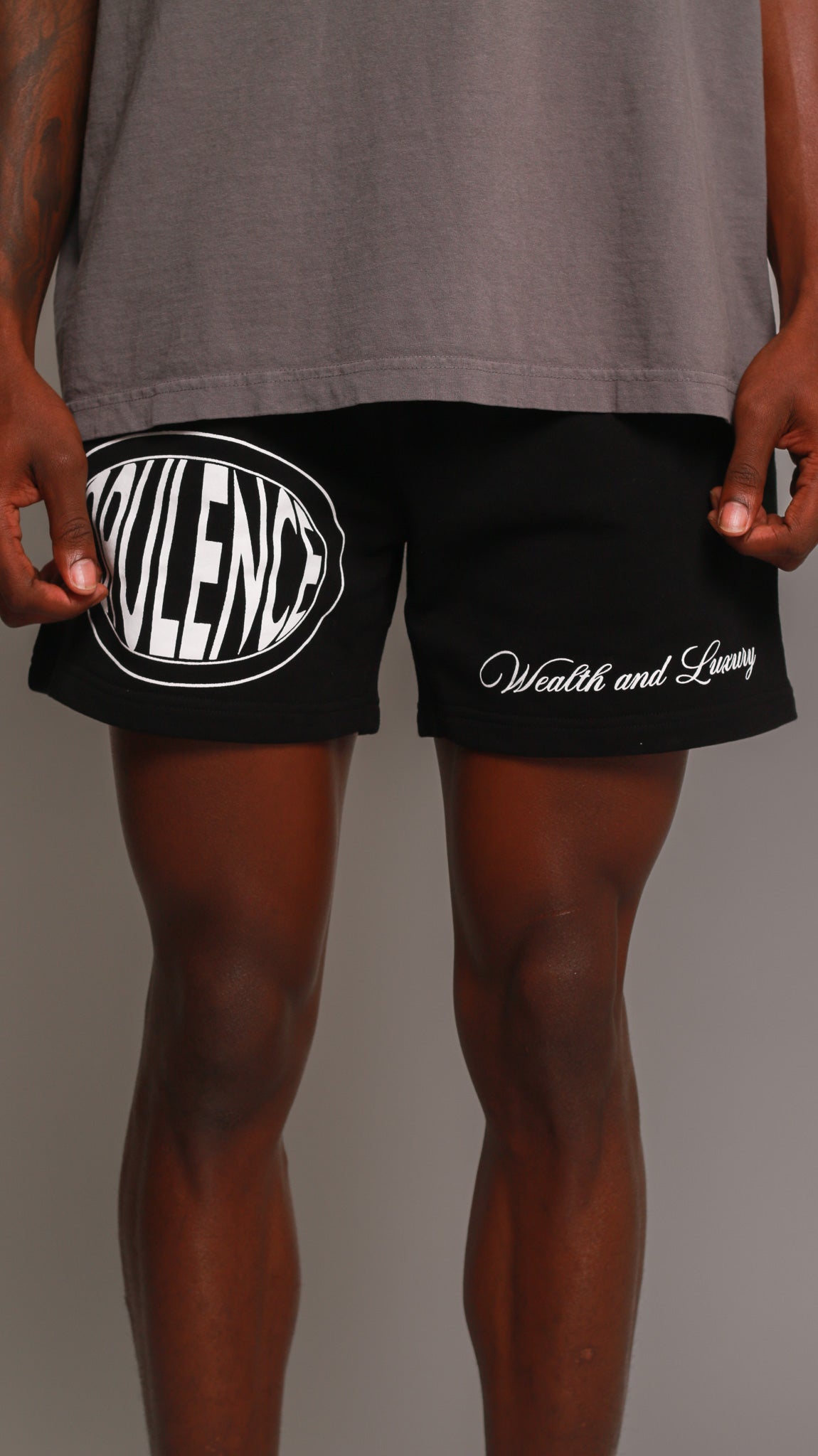 Emblem Shorts (Black)