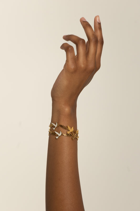 Dove Link Bracelet