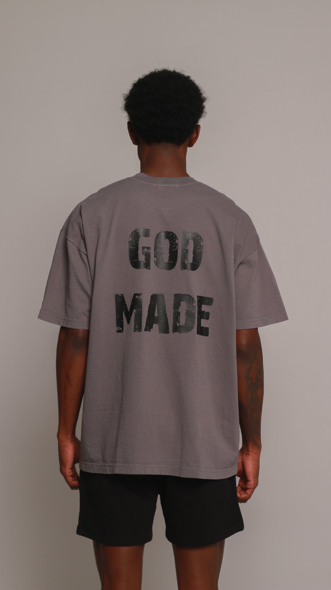 God Made Tee (Charcoal)